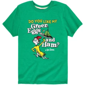 Dr Seuss Eggs And Ham Short Sleeve T-Shirt