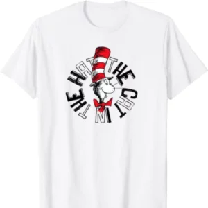 Dr. Seuss The Cat In The Hat Circle T-Shirt, Dr. Seuss Teacher Shirt