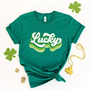 Retro Lucky Shirt, Funny St. Patrick'S Day Tshirt