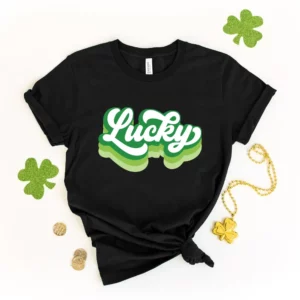 Retro Lucky Shirt, Funny St. Patrick'S Day Tshirt