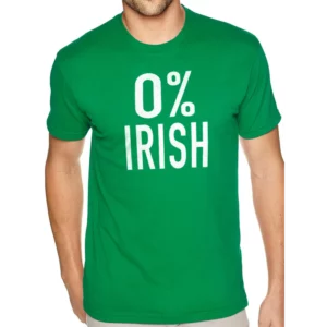 St Patricks Day Shirt, St Patricks Day 0% Irish Tshirt